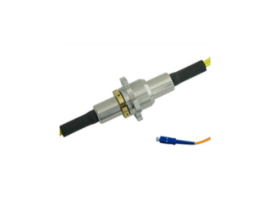 Single-Channel Optical Fiber Slip Rings for High-Speed Rotating Data Transmission